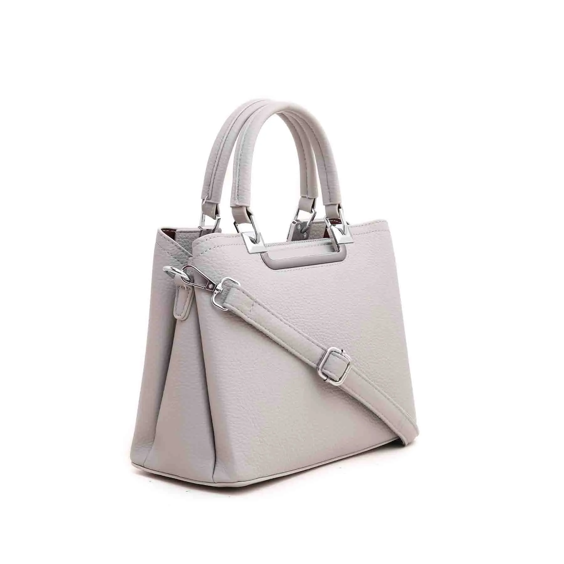 Grey Formal Hand Bag P35971