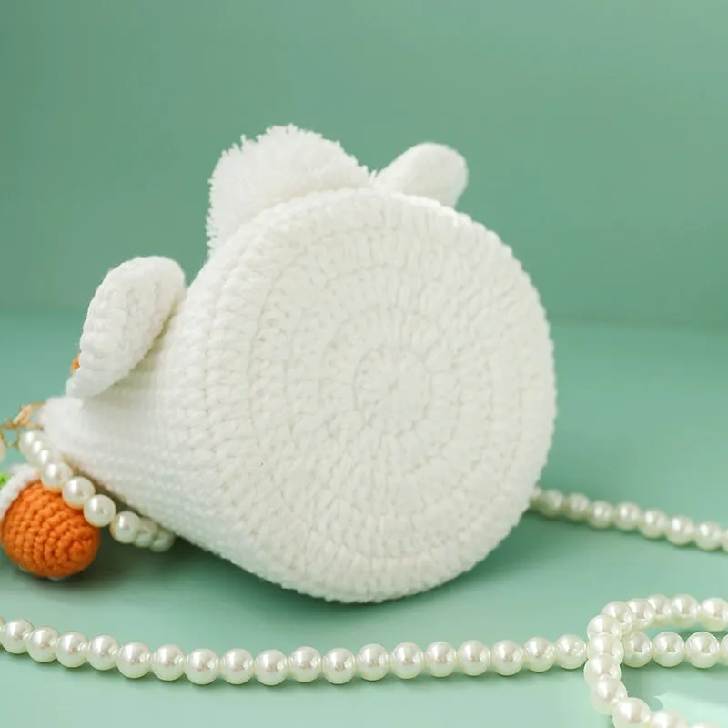 Hand-Woven Rabbit Crochet Bag DIY Kit