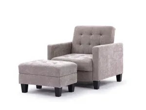 Haych Sofabed - Beige Armchair