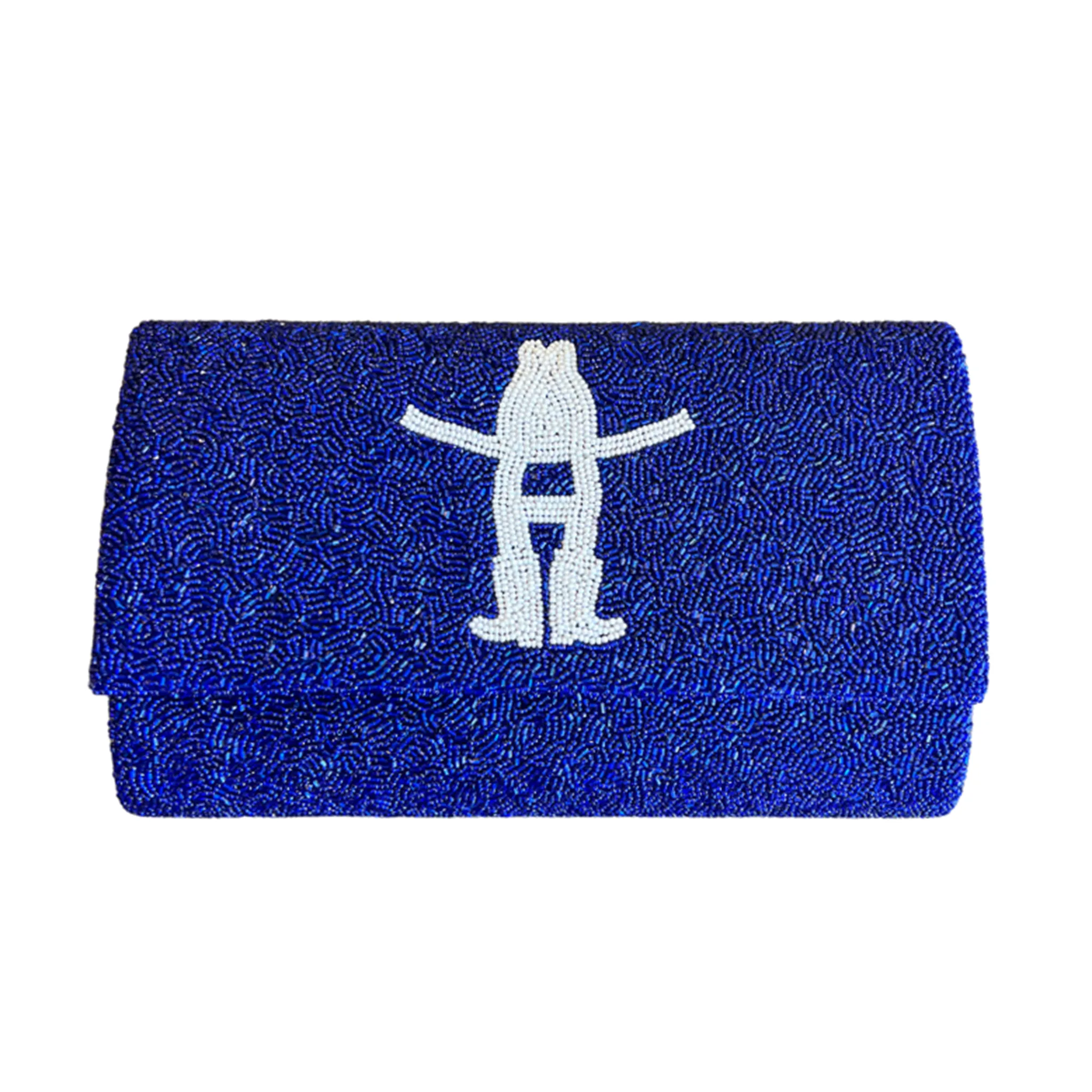 Houston Rodeo Logo Fully Beaded Clutch