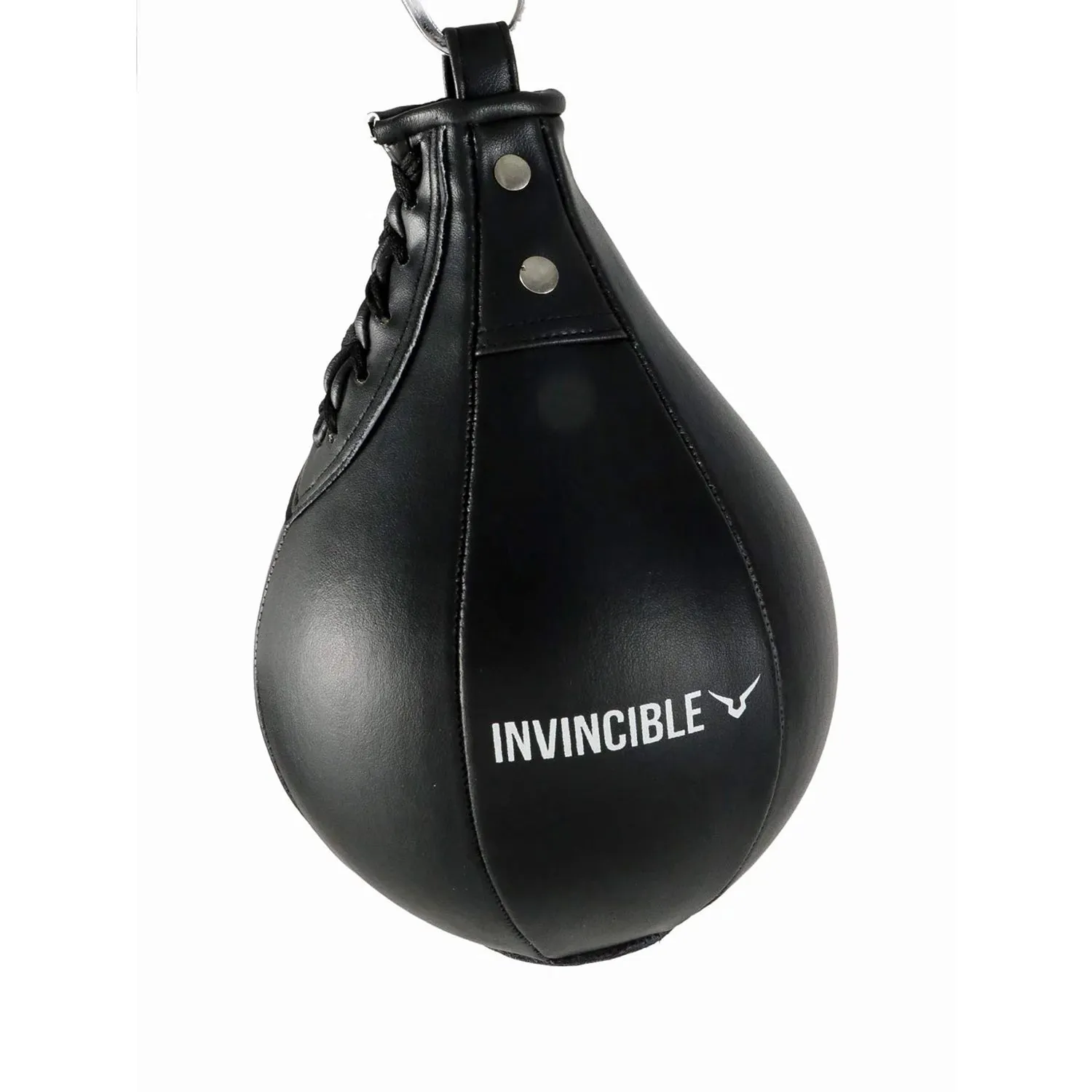 Invincible Synthetic Leather Speed Ball, Black