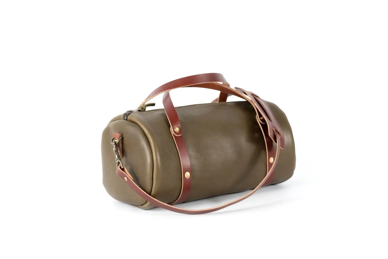 JANE LEATHER CROSSBODY - LARGE - OLIVE