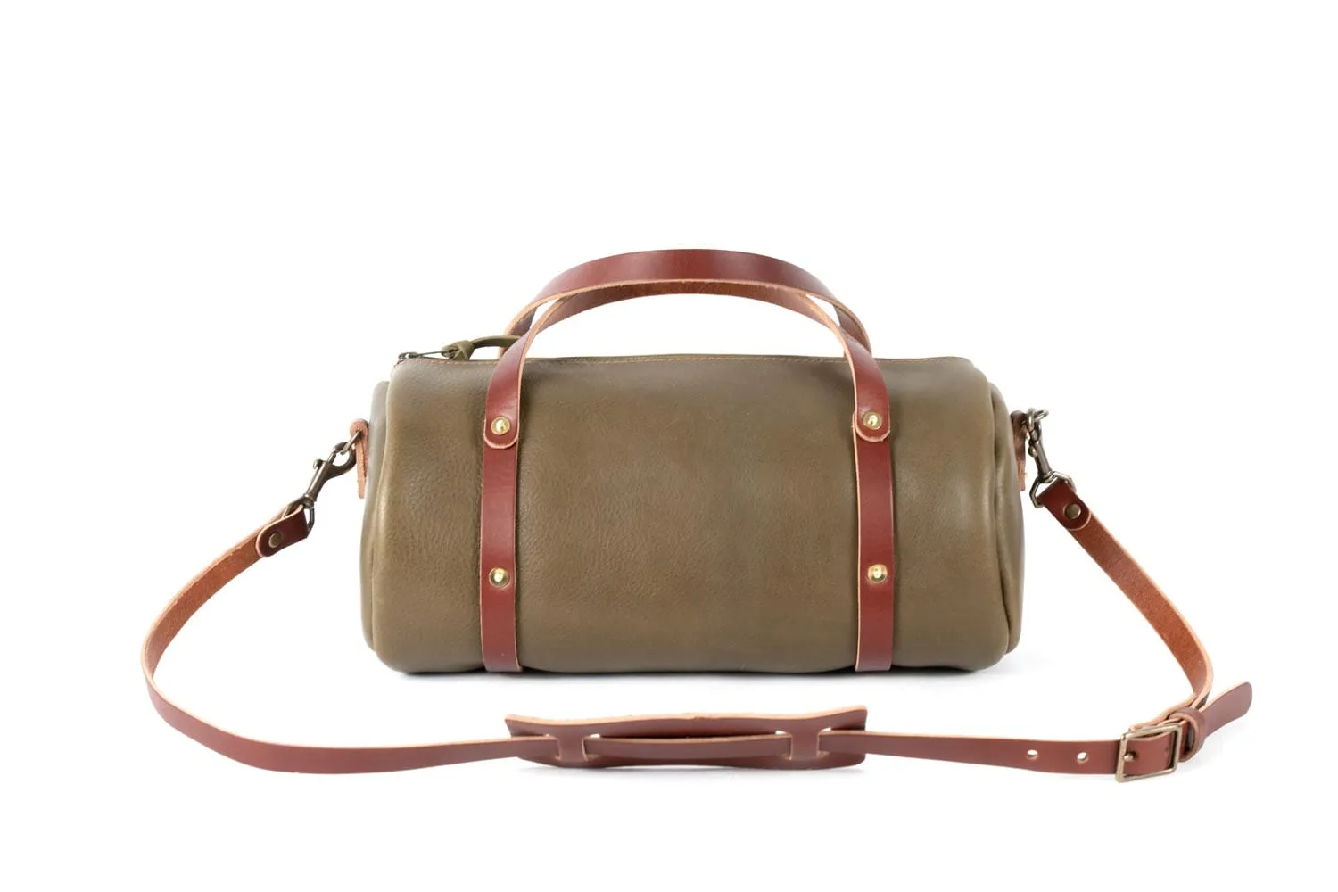 JANE LEATHER CROSSBODY - LARGE - OLIVE