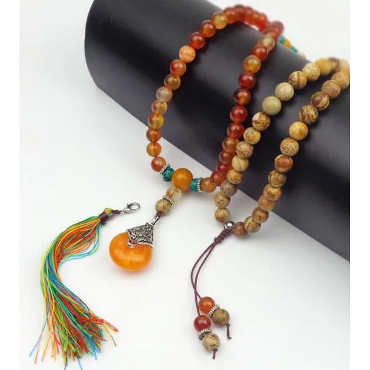 Jasper Mala Beads