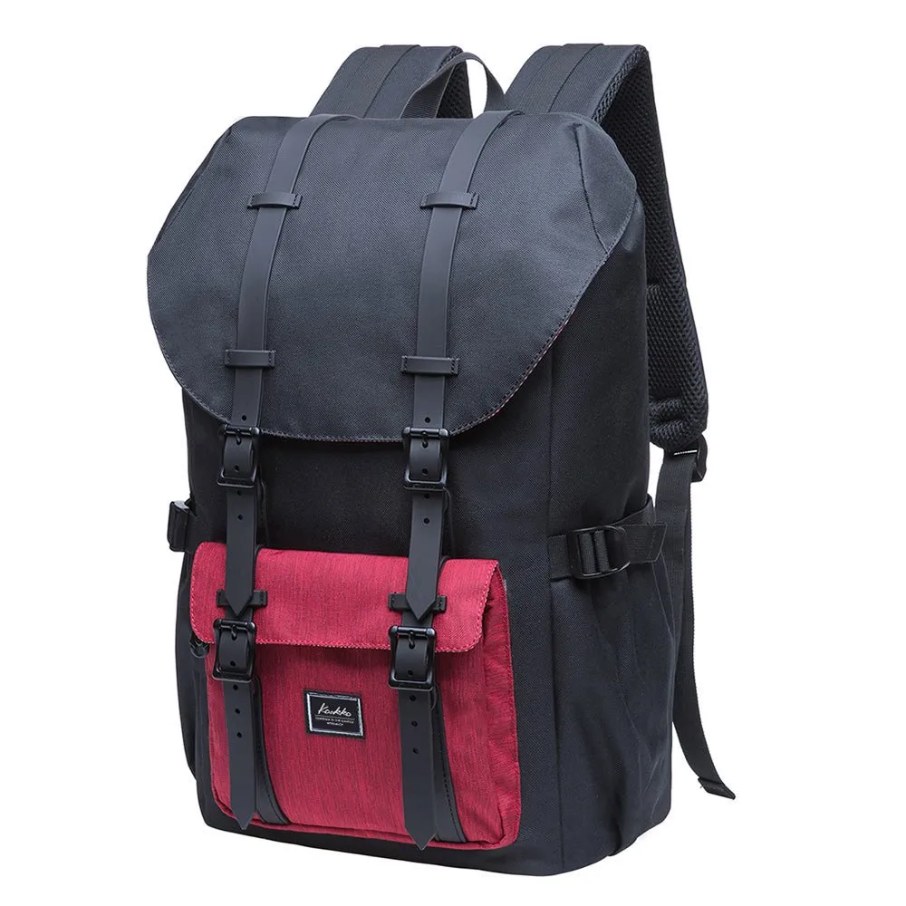 KAUKKO Backpack for city trips EP5-5 ( Black Red / 20.3L )