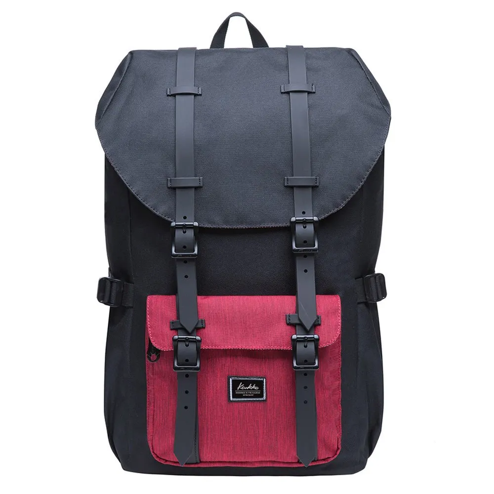 KAUKKO Backpack for city trips EP5-5 ( Black Red / 20.3L )