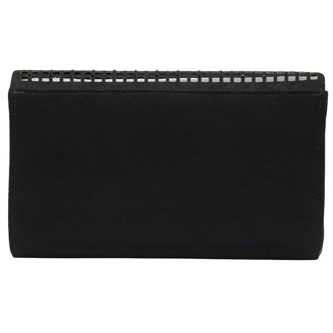 Lotus Dillard Black/Diamante Clutch Bag