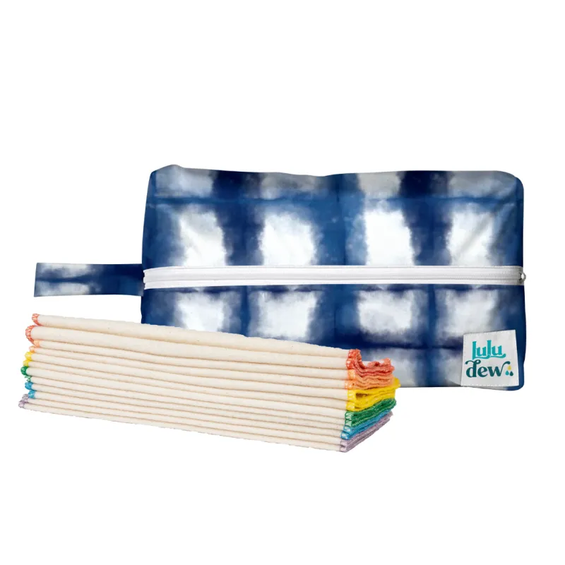 Luludew Wipe Bag & Wipes Set