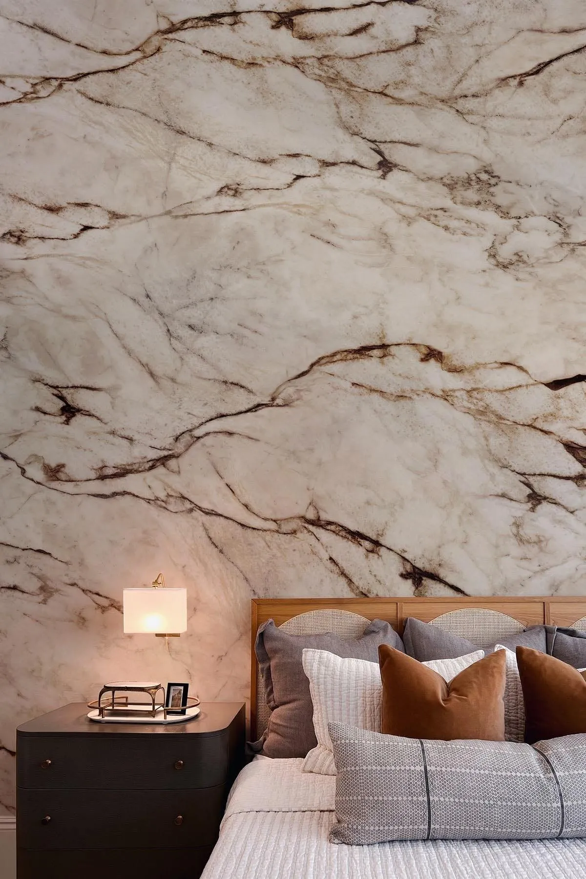 Marble Wall Mural Light Brown