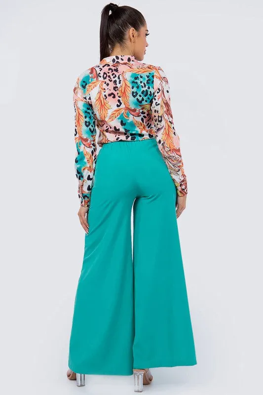 Maureen Fashion Pants and Blouse Set