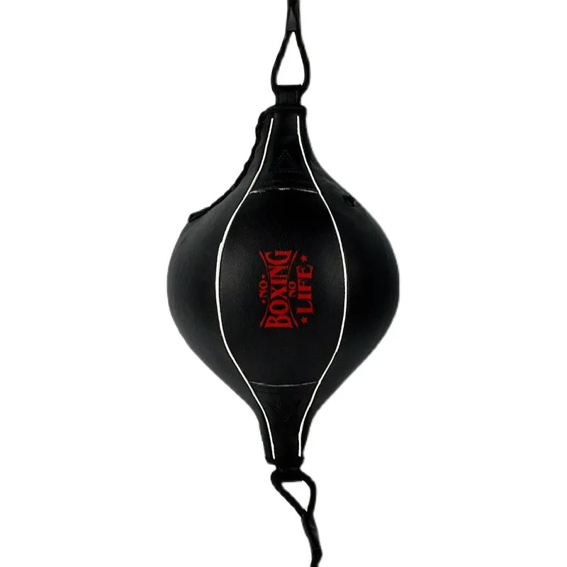 NO BOXING NO LIFE MUAY THAI BOXING MMA Punching DOUBLE END BAG Speed Bag Ball Size Free 2 Colours