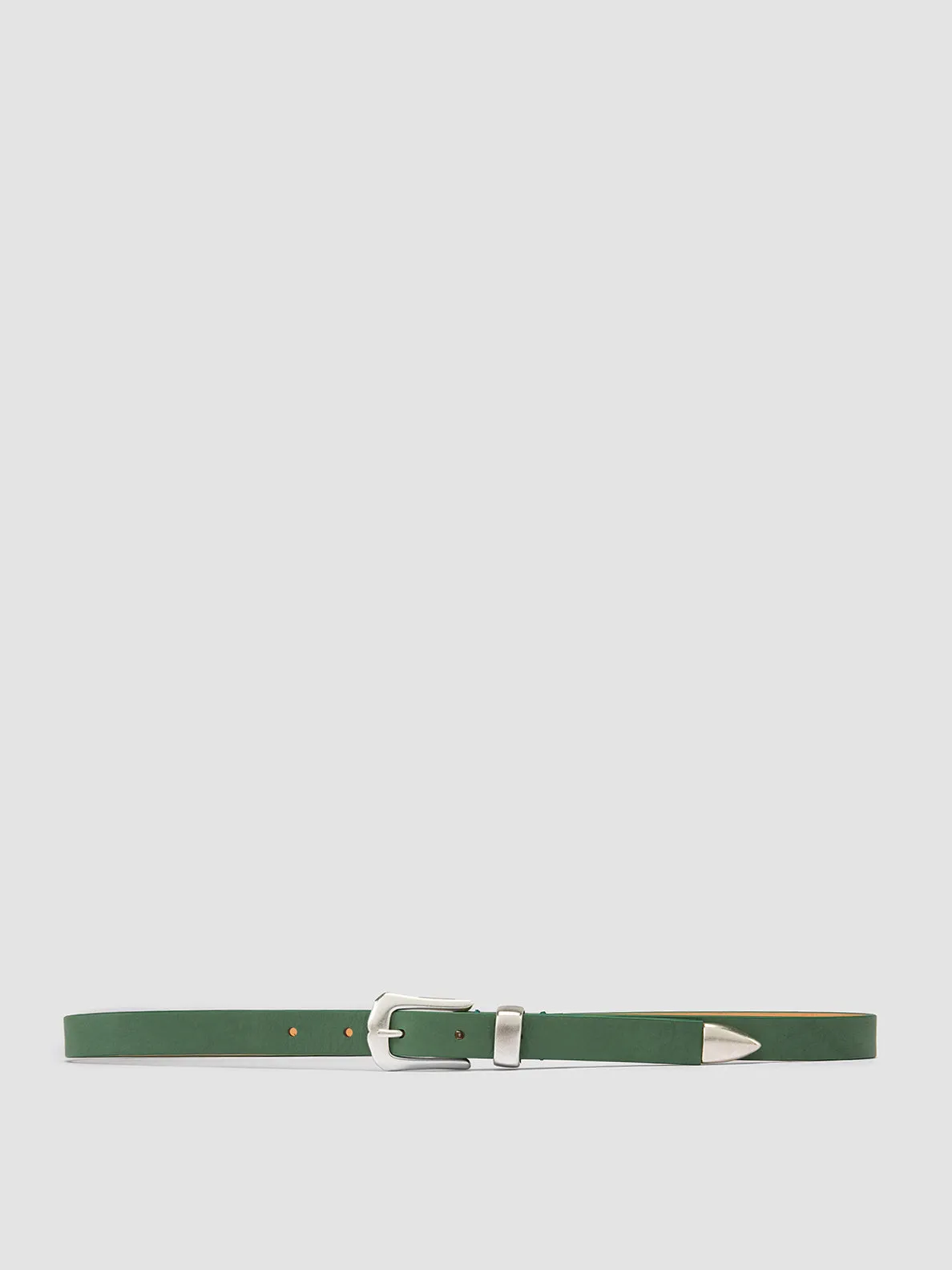 OC STRIP 066 - Green Nappa Leather Belt