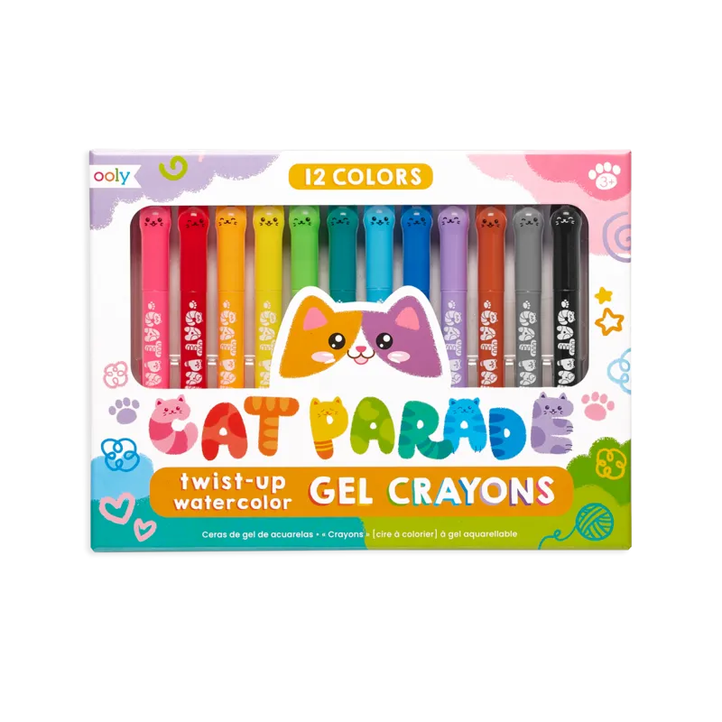 Ooly Cat Parade Watercolor Gel Crayons