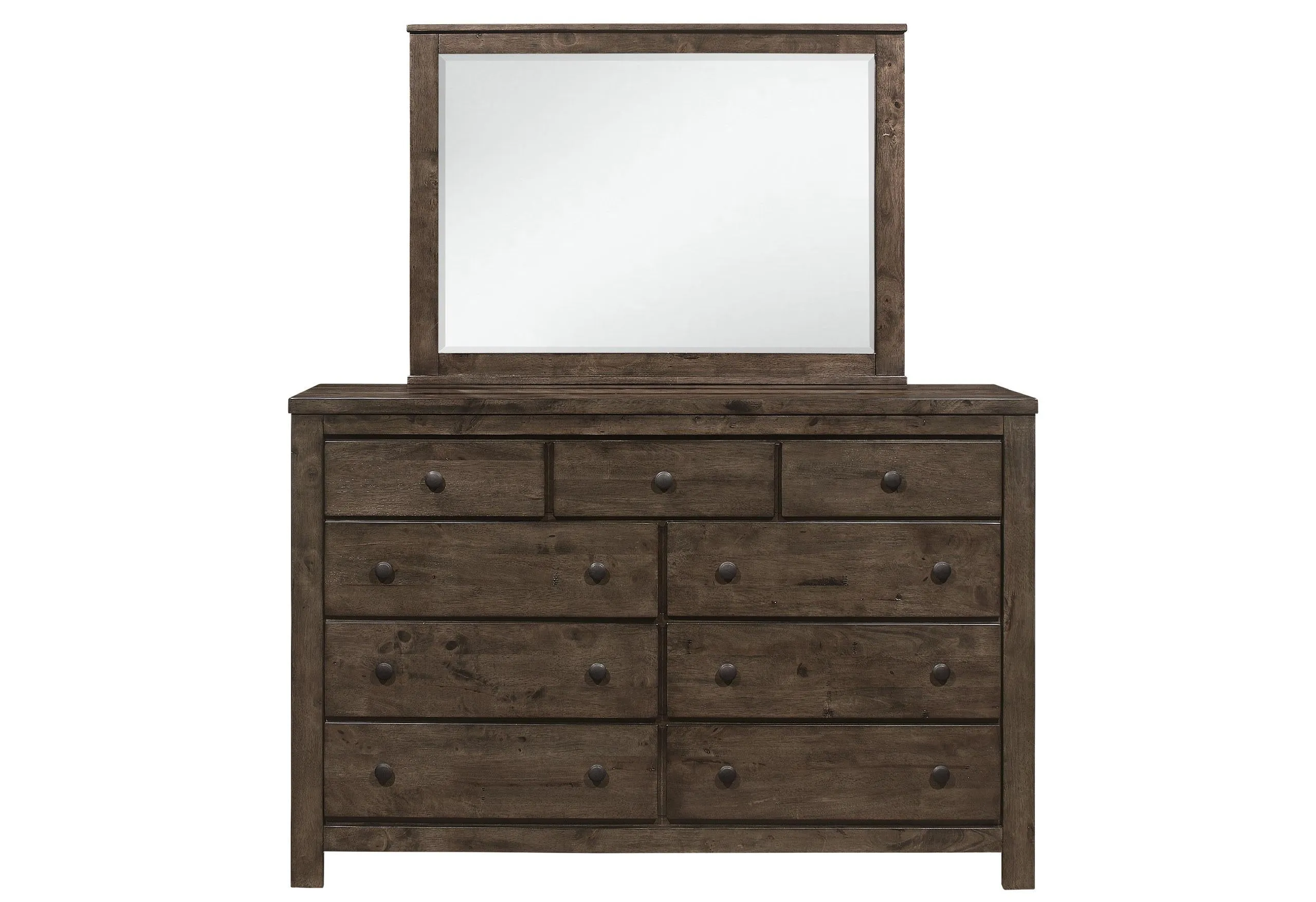 Peter Grey Oak Dresser - Spacious Oak Dresser