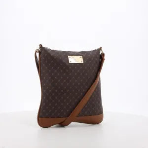 Pierre Cardin Guliana Core Logo Crossbody | Brown Tan