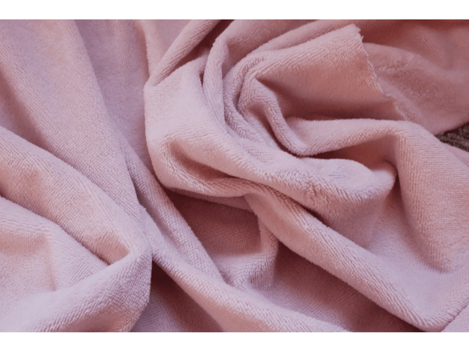 PINK Luxury Soft Bamboo TOWELLING Fabric - 305gsm by Truly Sumptuous