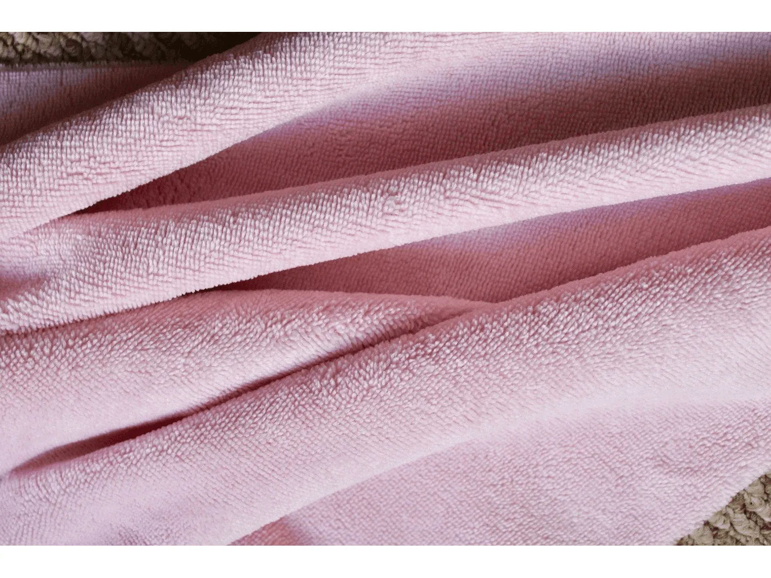 PINK Luxury Soft Bamboo TOWELLING Fabric - 305gsm by Truly Sumptuous