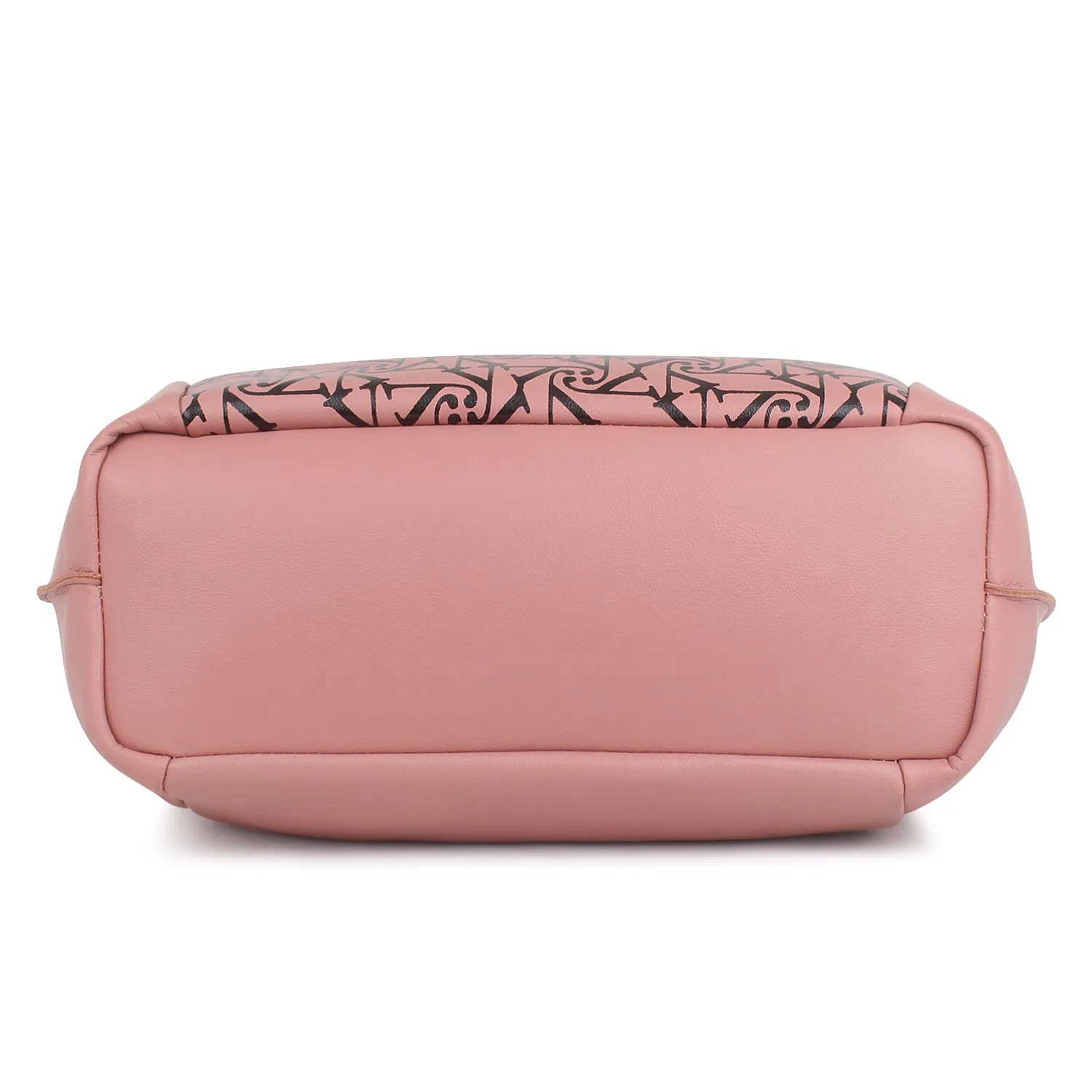 Pink Printed Laptop Bag for women