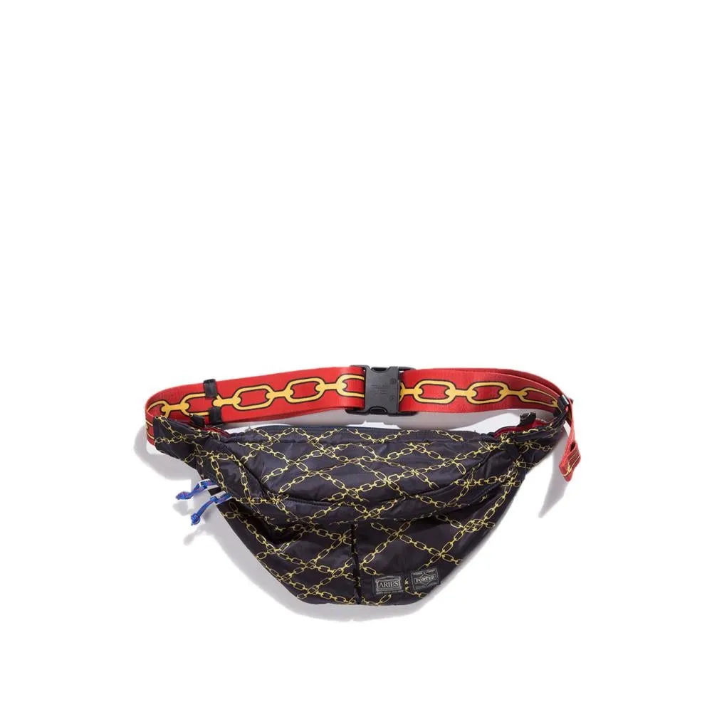 porter by yoshida x aries waist bag (black)