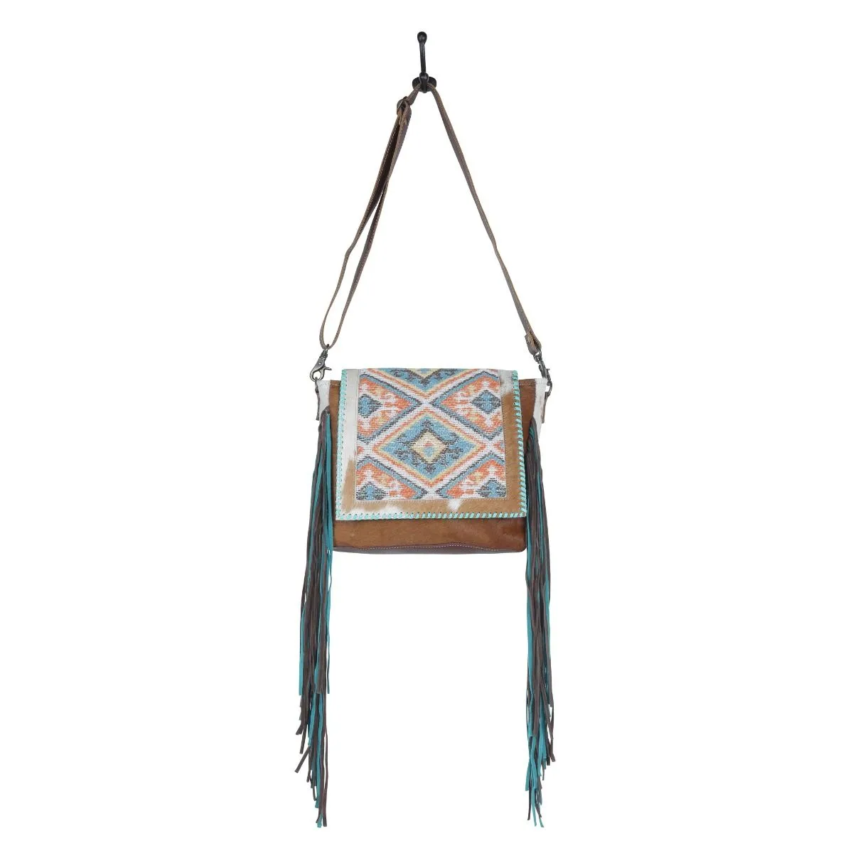 Rangoli Leather & Hairon Bag