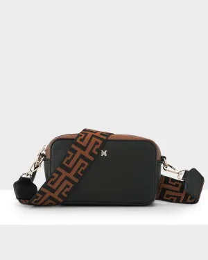 Rima Boxy Small Camera Bag with Graphic Strap