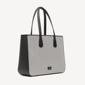 Shopper - Black Pebble & Black Canvas