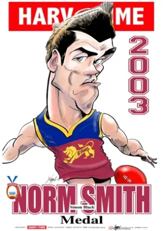 Simon Black, 2003 Norm Smith Medal, Harv Time PosterHTP0