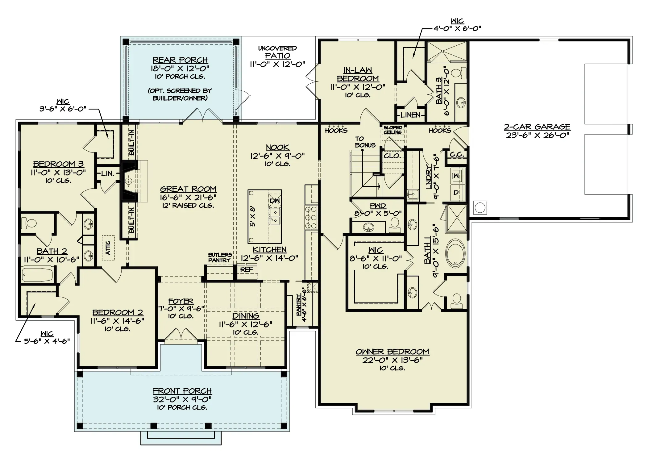 Spacious 4-Bedroom Home with Bonus Room and Inviting Porches