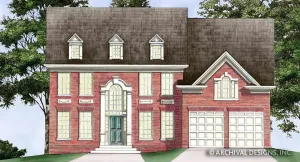 Spacious 5-Bedroom, 4-Bath Home Plan with Walkout Basement