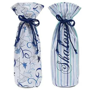 Star of David Shalom Bottle Bags