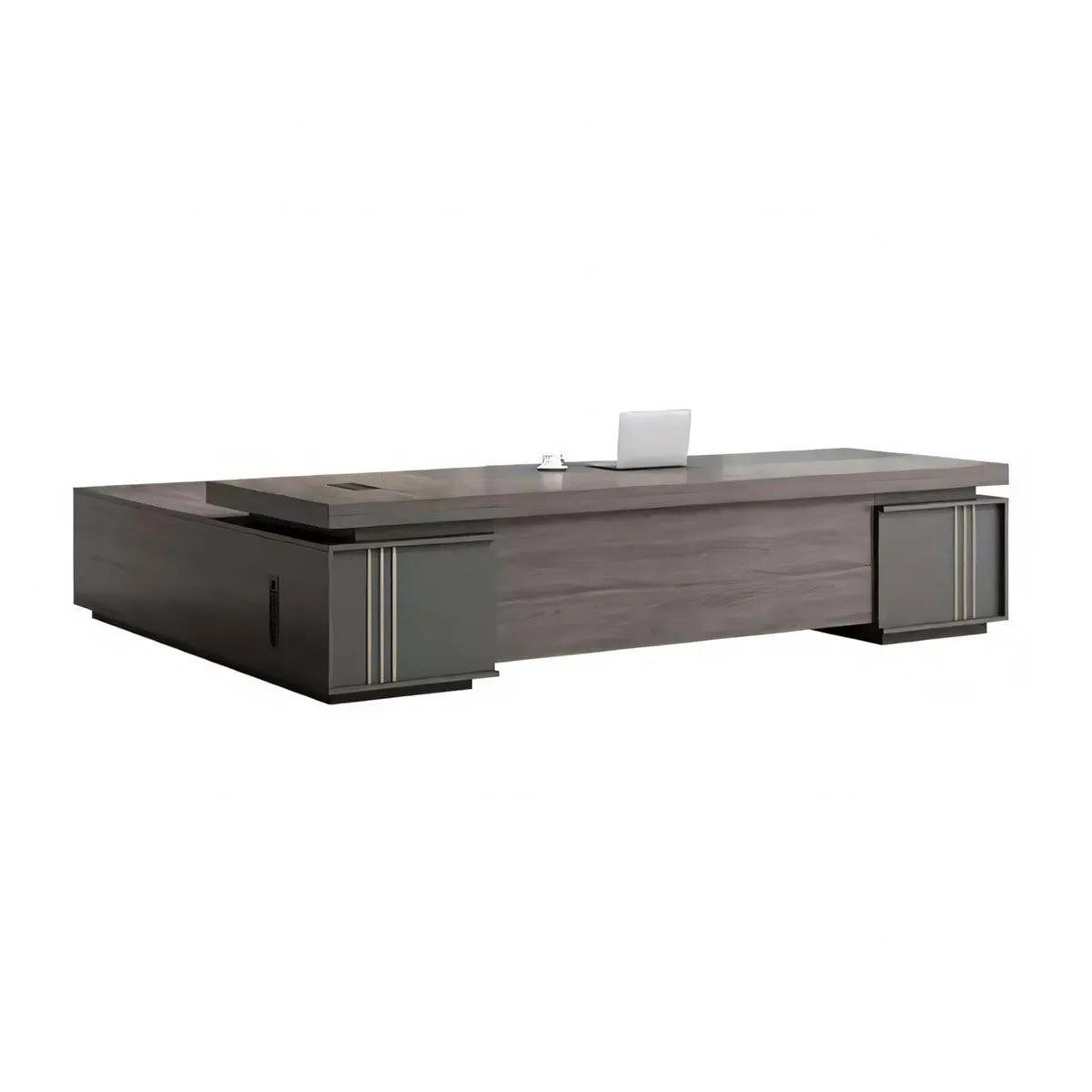 Stylish and Luxurious L-Shaped Executive Desk with Spacious Desktop