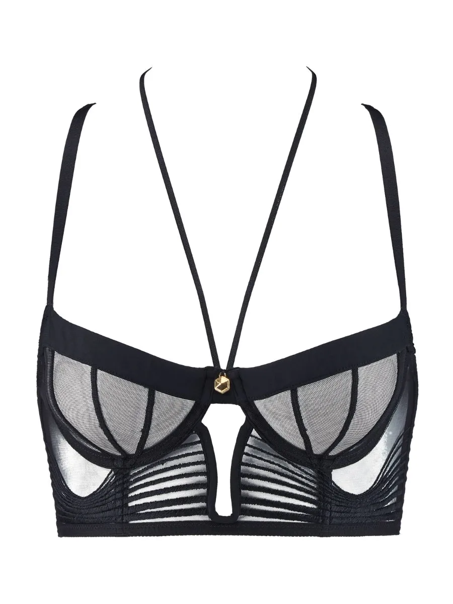 Sumptuous Waves Bustier - Smoky Attraction