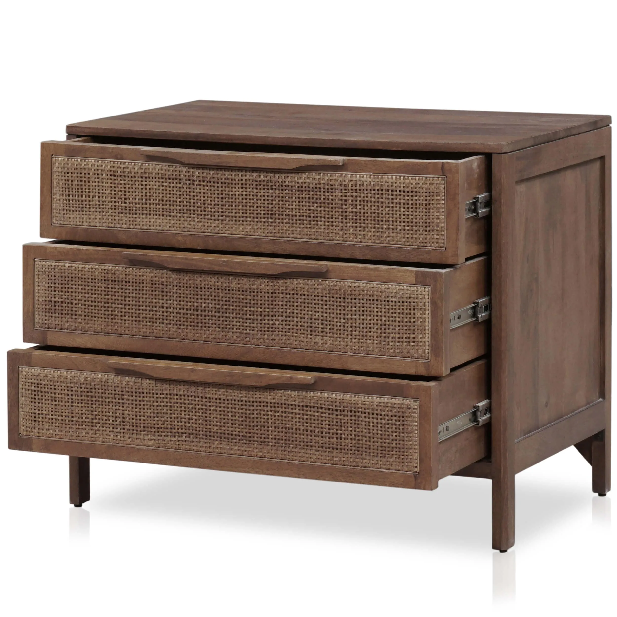 Sydney Large Nightstand, Brown Wash