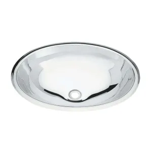 Tramontina S/S Oval Wash Basin 360 x 260mm (Mirror Polished)