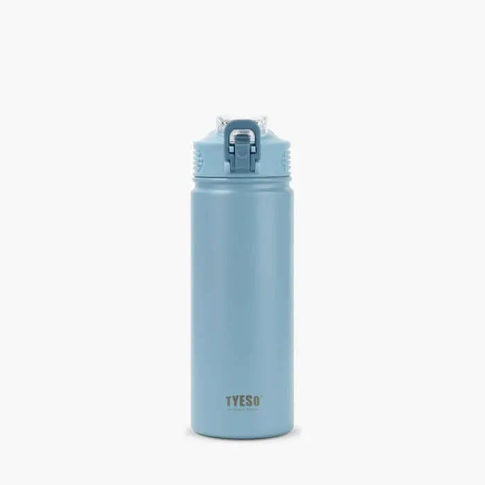 TYESO Wander Stainless Steel Sports Bottle With Straw 20oz