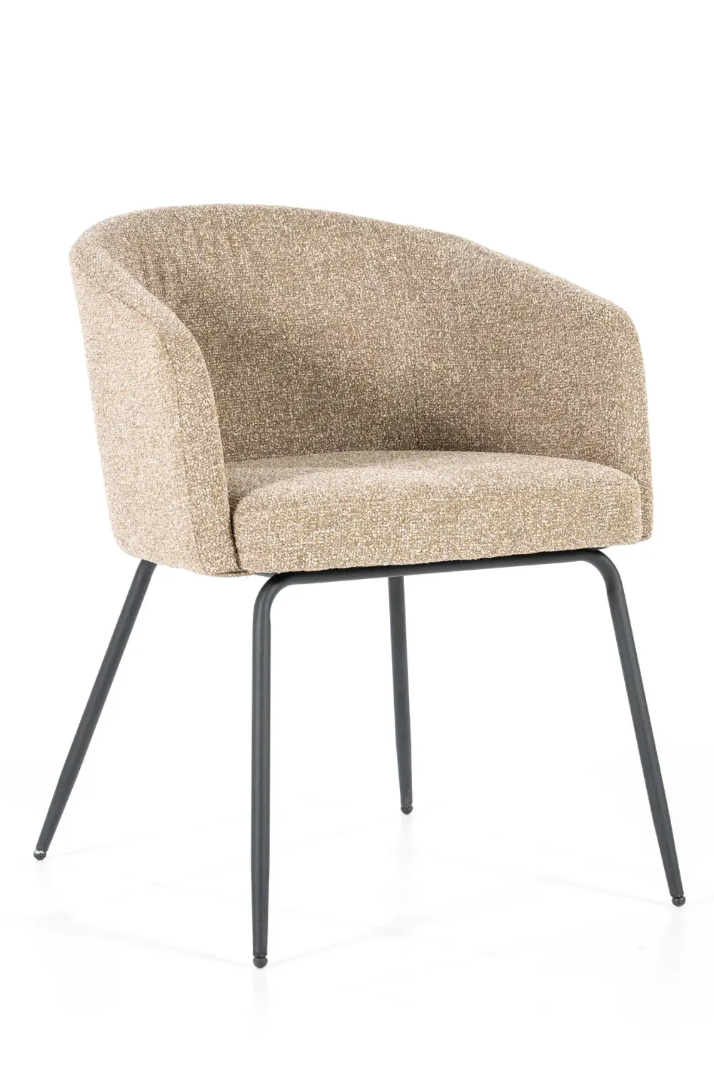 Upholstered Minimalist Dining Armchair | Eleonora Astrid