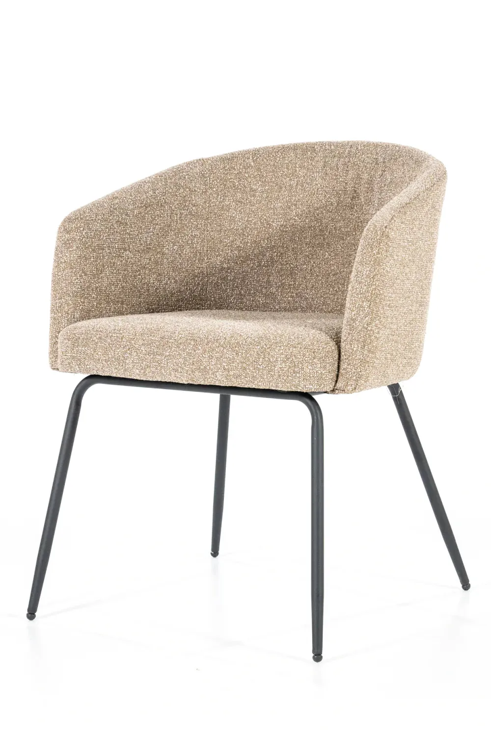 Upholstered Minimalist Dining Armchair | Eleonora Astrid