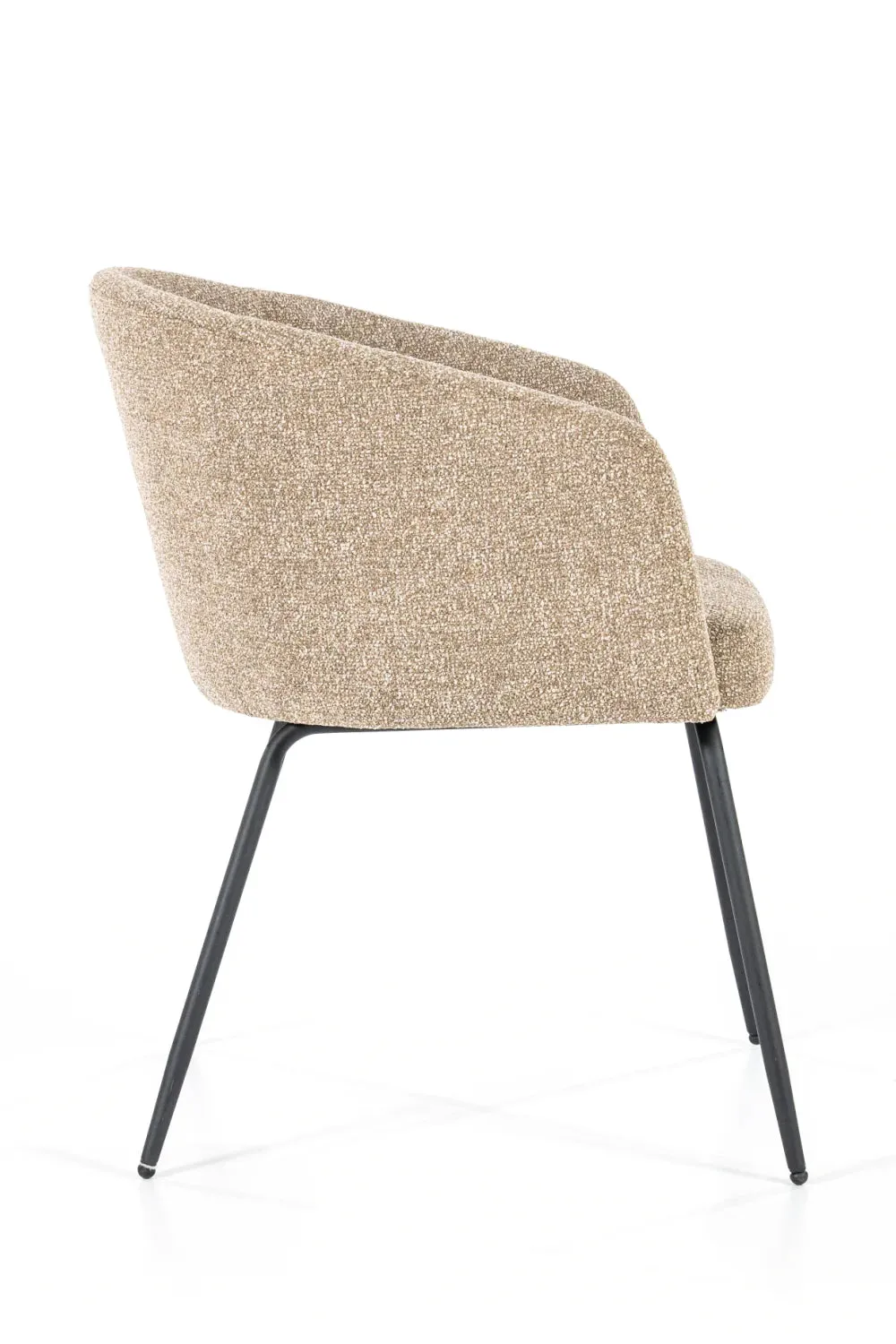 Upholstered Minimalist Dining Armchair | Eleonora Astrid