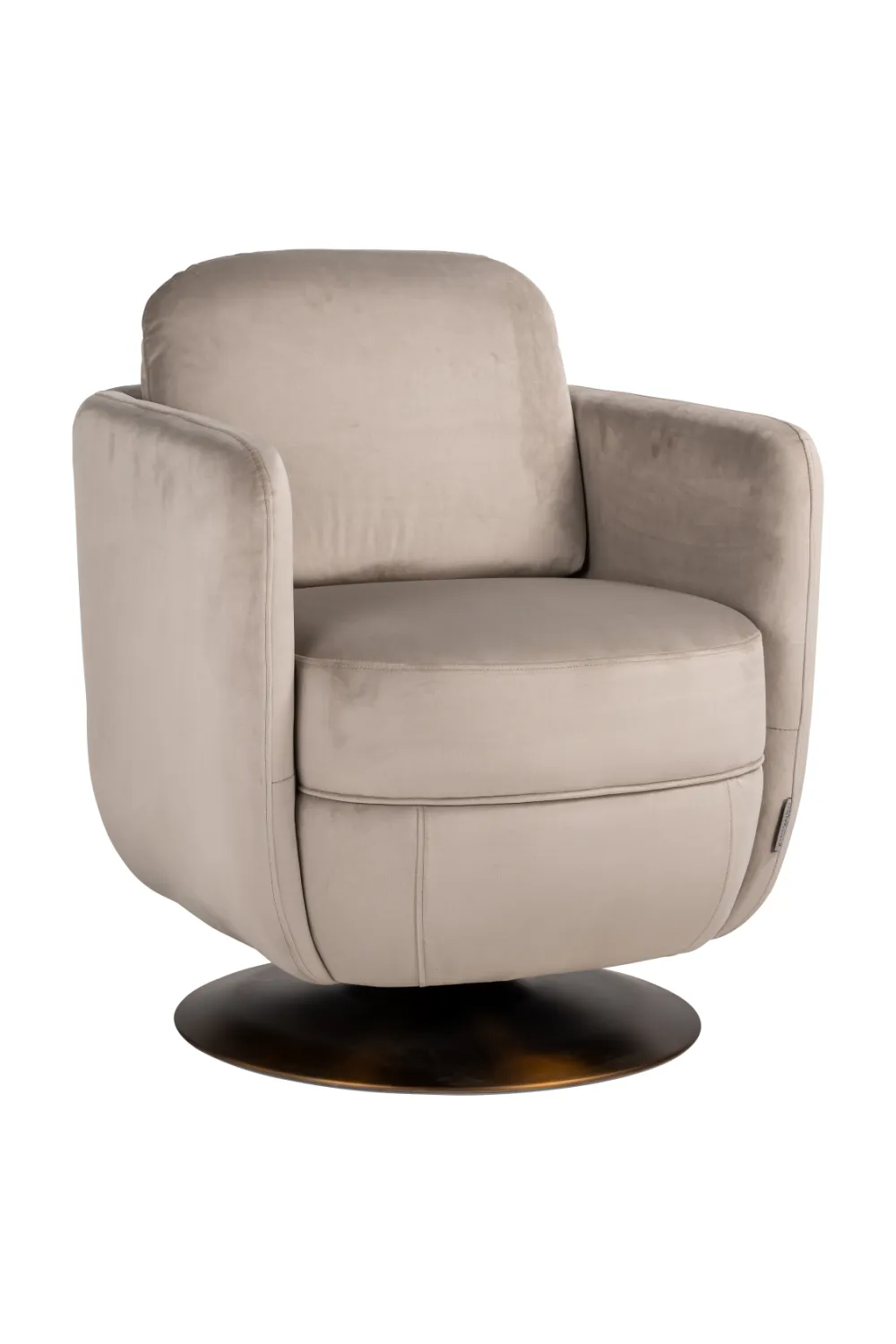 Upholstered Modern Swivel Chair | OROA Turner