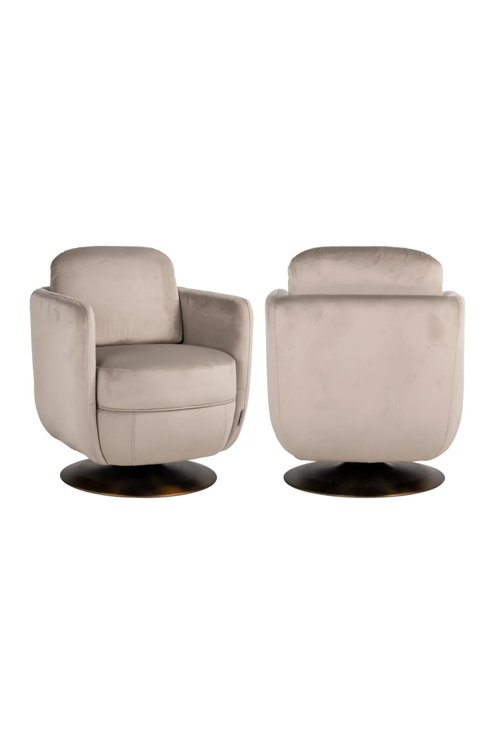 Upholstered Modern Swivel Chair | OROA Turner