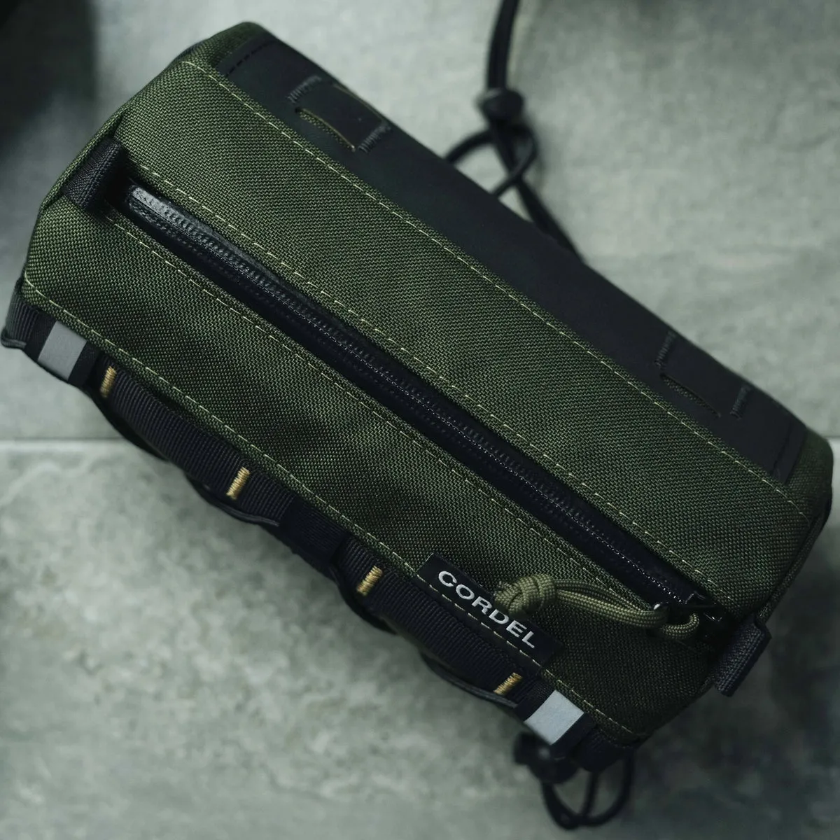 VELODROM RaceDay by Cordel Durum Handlebar Bag - Heavy Graphic Olive