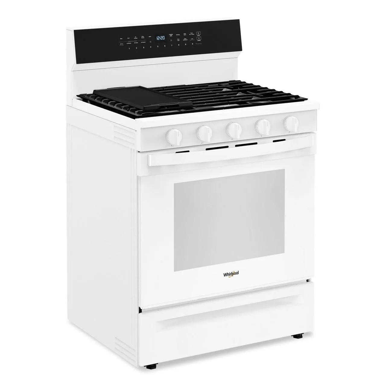 Whirlpool 30-inch Freestanding Gas Range with Air Fry Technology WFGS7530RW