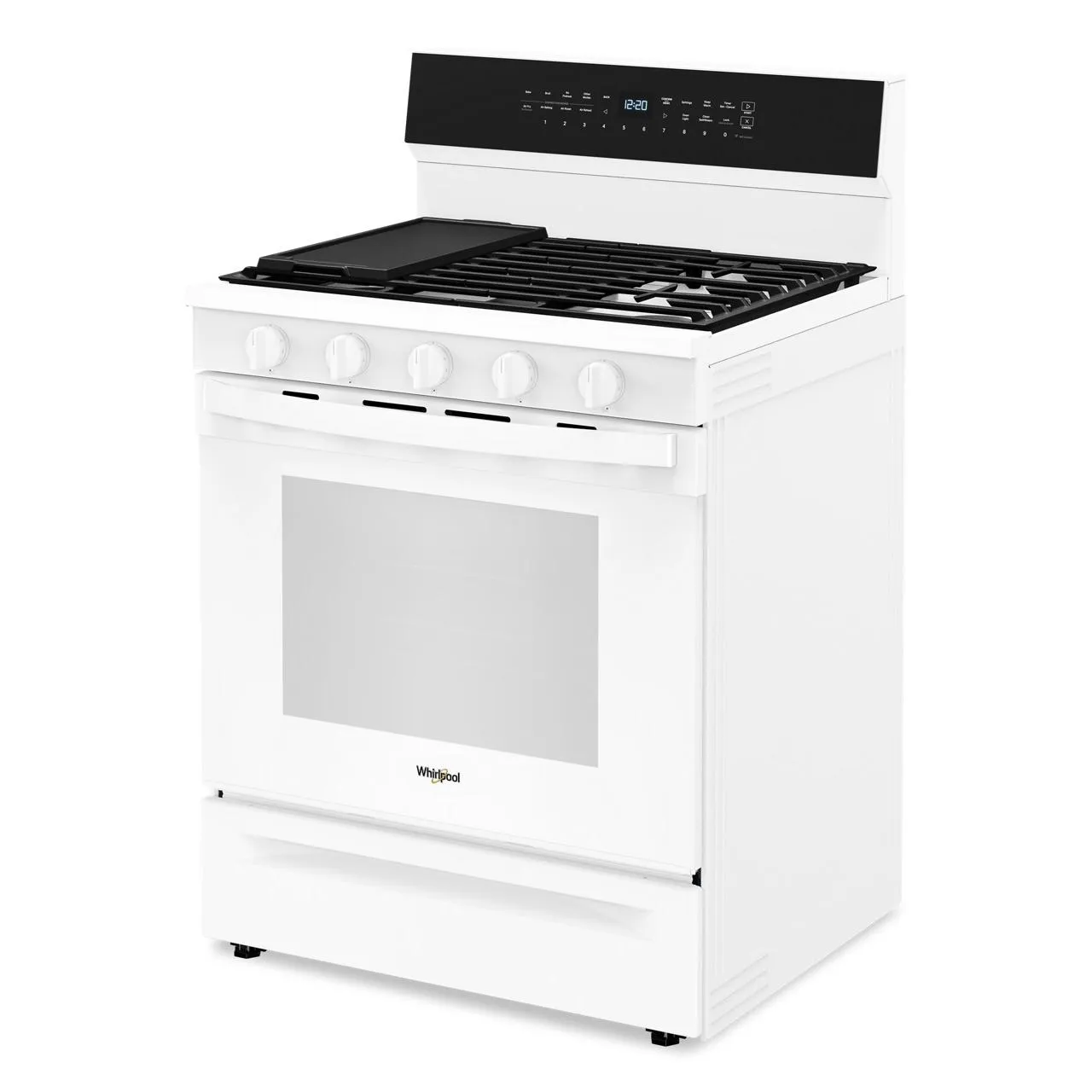 Whirlpool 30-inch Freestanding Gas Range with Air Fry Technology WFGS7530RW