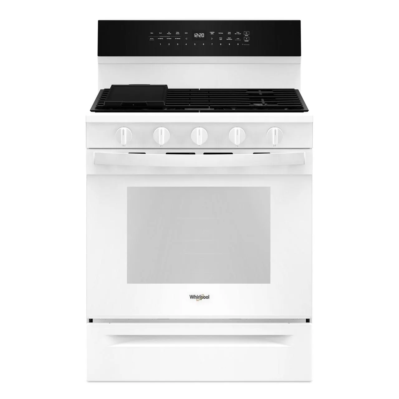 Whirlpool 30-inch Freestanding Gas Range with Air Fry Technology WFGS7530RW