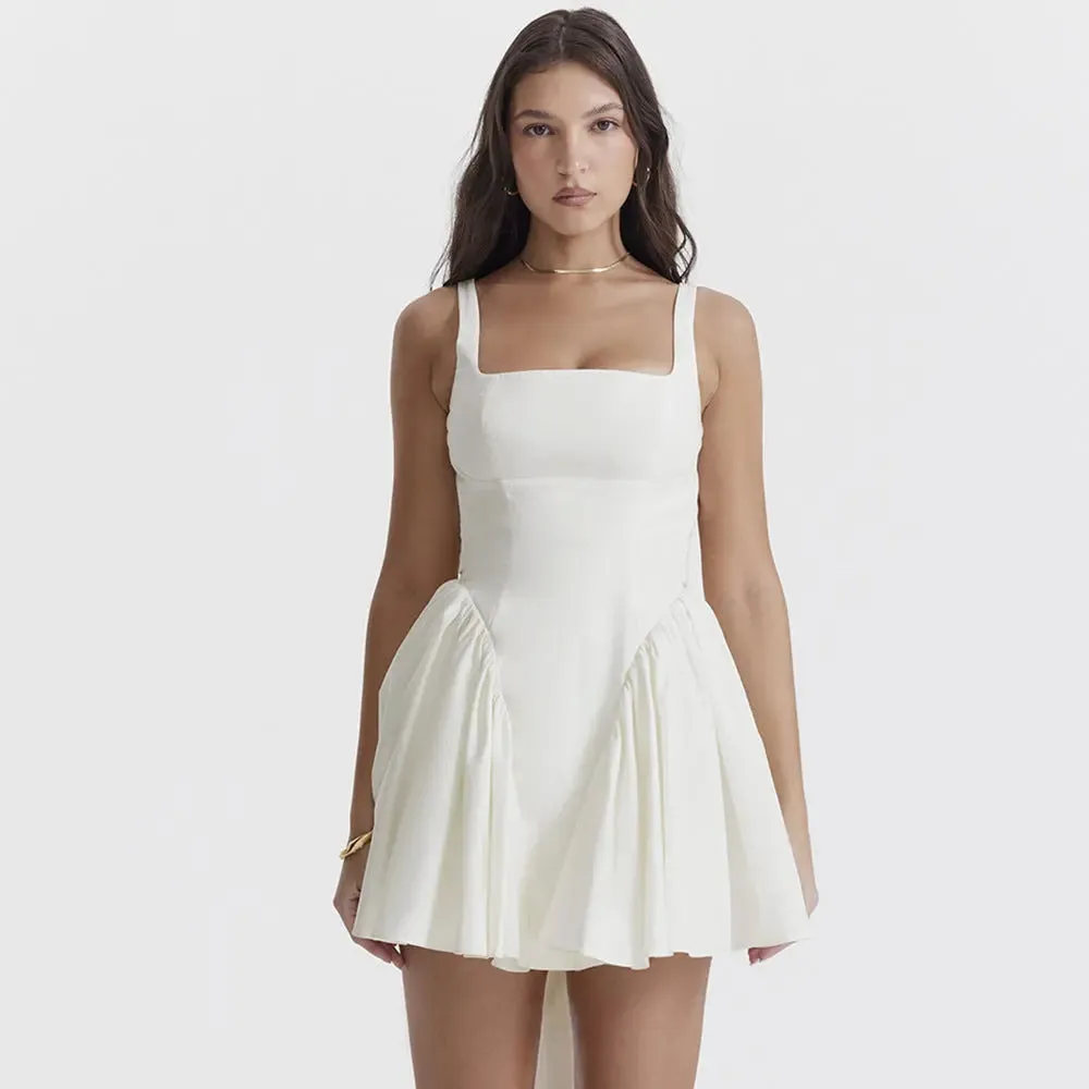 White bow dress